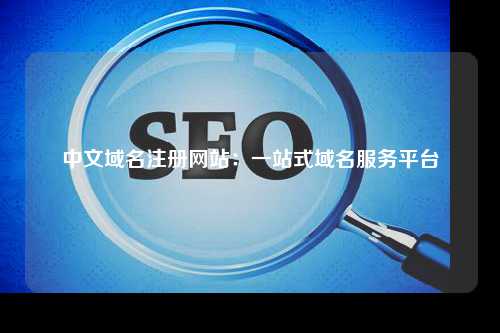 中文域名注册网站：一站式域名服务平台